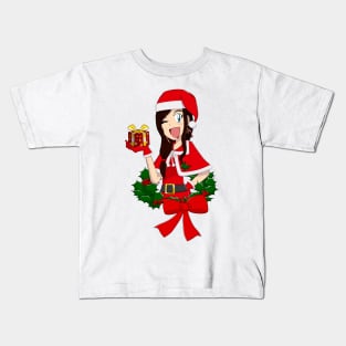 SantaChan w/ Gift Kids T-Shirt